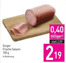 Sutterlüty Sorger Frische Salami Angebot