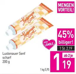 Sutterlüty Lustenauer Senf scharf Angebot