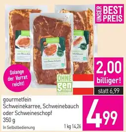 Sutterlüty gourmetfein Schweinekarree, Schweinebauch oder Schweineschopf Angebot