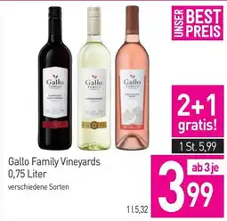 Sutterlüty Gallo Family Vineyards Angebot