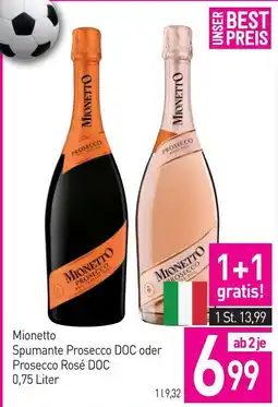 Sutterlüty Mionetto Spumante Prosecco DOC oder Prosecco Rosé DOC Angebot