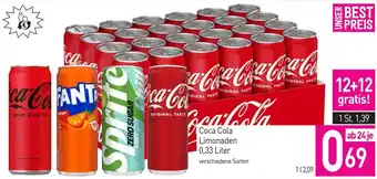 Coca Cola Limonaden