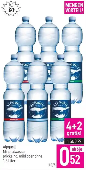 Sutterlüty Alpquell Mineralwasser Angebot