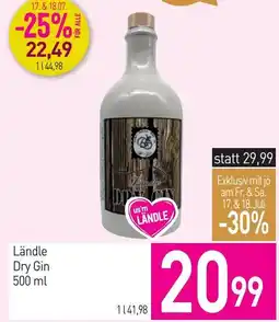 Sutterlüty Ländle Dry Gin Angebot