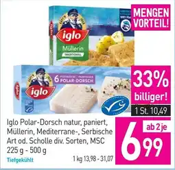 Sutterlüty Iglo Polar-Dorsch natur, paniert Angebot