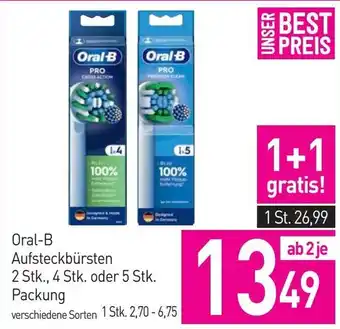 Sutterlüty Oral-B Aufsteckbürsten Angebot