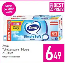 Sutterlüty Zewa Toilettenpapier 3-lagig Angebot