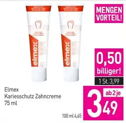 Sutterlüty Elmex Kariesschutz Zahncreme Angebot