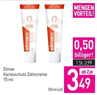 Sutterlüty Elmex Kariesschutz Zahncreme Angebot