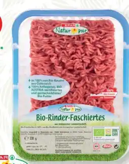 SPAR Gourmet Spar Natur pur Bio-Rinderfaschiertes Angebot