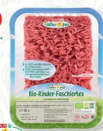SPAR Gourmet Spar Natur pur Bio-Rinderfaschiertes Angebot