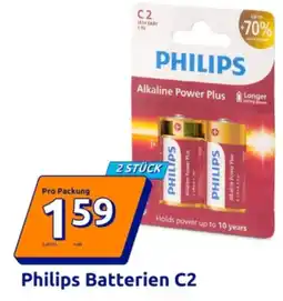 Action Philips Batterien C2 Angebot