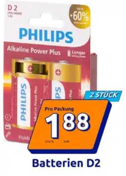 Action Philips Batterien D2 Angebot