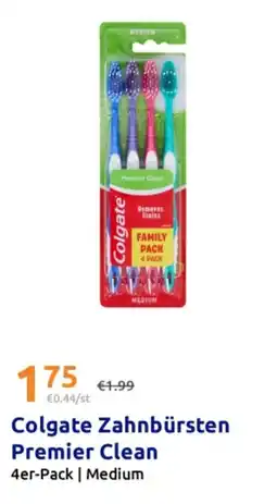 Action Colgate Zahnbrüsten Premier Clean Angebot