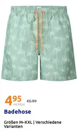Action Badehose Angebot