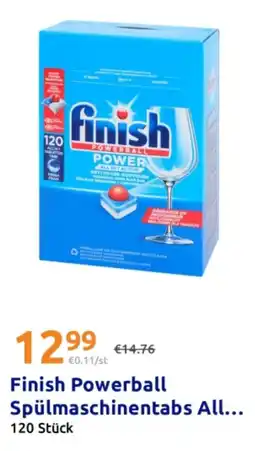 Action Finish Powerball Spülmachinentabs Angebot