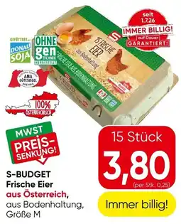 Eurospar S-Budget Frische Eier Angebot