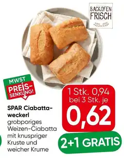 Eurospar SPAR Ciabatta-weckerl Angebot