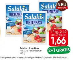 Eurospar Salakis Hirtenkäse Angebot