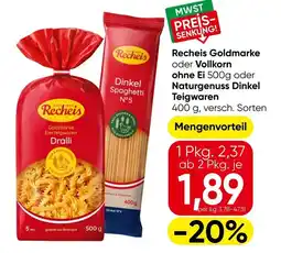 Eurospar Recheis Goldmarke Drallli Angebot