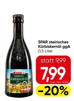 Eurospar SPAR steirisches Kürbiskernöl ggA Angebot