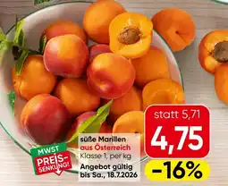 Eurospar süße Marillen aus Österreich Angebot