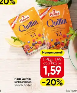 Eurospar Haas Quittin Einkochhilfen Angebot