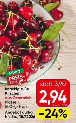 Eurospar Knackig süße kirschen Angebot