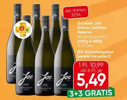 Eurospar Dockner Joe Grüner Veltliner Reserve Angebot