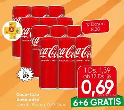 Eurospar Coca-Cola Limonaden Angebot