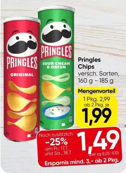 Eurospar Pringles Chips Angebot