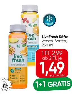 Eurospar LiveFresh Säfte Angebot