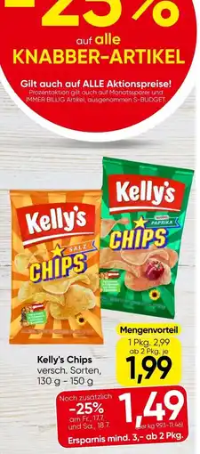 Eurospar Kelly's Chips Angebot