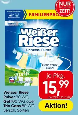 Eurospar Weisser Riese Vollwaschmittel Angebot