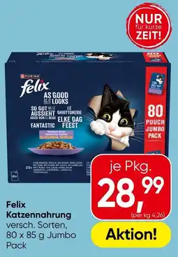 Eurospar Felix Katzenfutter Angebot