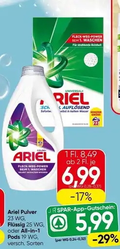 Eurospar Ariel Pulver Angebot