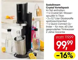 Eurospar SodaStream Crystal Vorteilspack Angebot