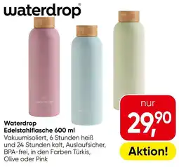 Eurospar Waterdrop Edelstahlflasche Angebot