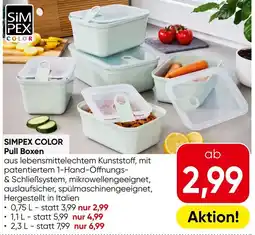 Eurospar Simpex Color Pull Boxen Angebot