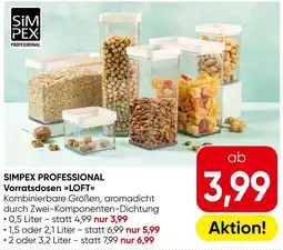Eurospar SIMPEX PROFESSIONAL Vorratsdosen »LOFT« Angebot