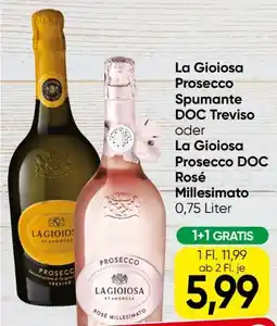 Eurospar La Gioiosa Prosecco Spumante Treviso Angebot