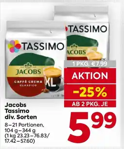 Billa Jacobs Tassimo Angebot