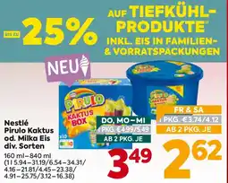 Billa Nestlé Pirulo Kaktus od. Milka Eis Angebot