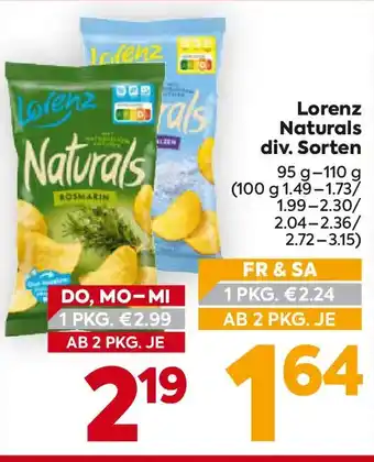 Billa Lorenz Naturals Angebot