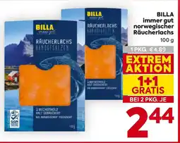 Billa Billa immer gut norwegischer räucherlachs Angebot