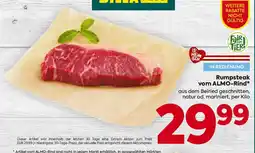 Billa Rumpsteak vom almo-rind Angebot