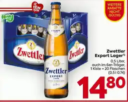Billa Zwettler Export Lager Angebot