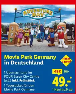 Lidl Reisen Movie Park Germany Angebot