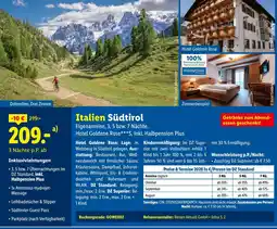 Lidl Reisen Italien Südtirol Angebot