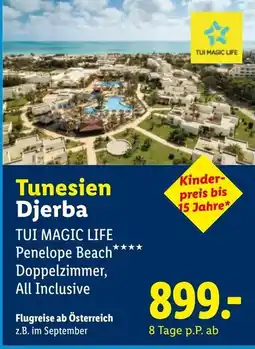 Lidl Reisen TUI MAGIC LIFE Penelope Beach Angebot